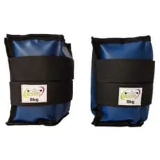 Caneleira / Tornozeleira 6 Kg Profissional Azul para Academia