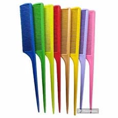 Pente de Cabelo de Plástico Cabo Fino