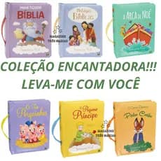 Contos Clássicos Infantil Incriveis Leve-me Com Você Capa Dura e Alça Duvael