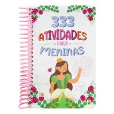 Livro Em Espiral - 333 Atividades: Meninas - Little Pearl Books | Todolivro