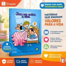 Livro Jesus Nos Ensina A Viver – Reflexão Cristã e Crescimento Espiritual Para Fortalecer a Fé