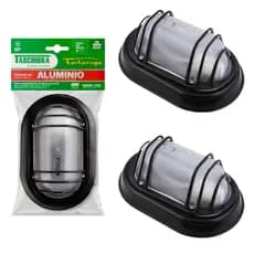 Kit 3 Arandela Externa Tartaruga Luminária Prova D'água IP44 Taschibra