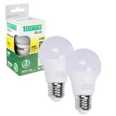 Kit 2 Lâmpada Bolinha De Led 4,9w Tkl 30 Sala Econômica Espelho Soquete E27 Bivolt