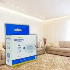 Spot De Led Embutir 6w Quadrado Luminária Teto Dicróica Gesso Forro Sanca Bivolt 110v/220v