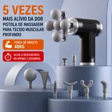 Massageador Portátil Profissional Muscular Elétrica 5 Esferas Melhor Massagem Relaxante