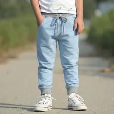 Calça jeans Menino  Bebê e Infantil Masculina  Saruel com Bolso