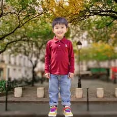 Camisa manga Longa Gola Polo Infantil Menino Blusa Roupa de Criança Fashionista Blogueirinho Natal