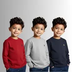 Camiseta Bebê e Infantil Básica Manga Longa Fashionista Blogueirinho Natal Ano Novo 1,2,3 Anos