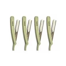 Navalhete Inox Para Barbear Profissional Sekich - 3 Unidades Marfim