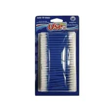 Hastes Flexíveis de Algodão Use It Removedor Cera Limpa Ouvido Higiene Pessoal - 5 x 100 Hastes