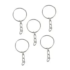 Argola p/ Chaveiro c/ Corrente 19mm - 100 Unidades