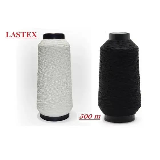 Lastex , Fio Elástico Roliço, Artesanato, máscaras, EPIs * 500m
