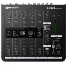 Relacart MIXX 8.6 Mesa de Som Digital 8 Canais USB EFX Comp Eq