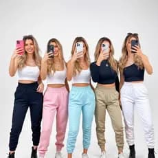 KIT 3 Calça de Moletom  Feminina - Calça de moletom peluciada feminina - Calça adulto feminino