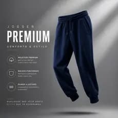 Calça Jogger Masculina Premium Moletom Inverno Modelo Casual Com Excelente Conforto Térmico