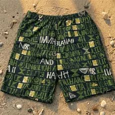 Bermuda Tactel Estampada Infantil Perfeita para Verão Praia Diversão na Piscina e Lazer no Dia a Dia