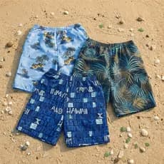 Kit 3 Bermuda Infantil Tactel Conforto para Dias Quentes na Praia Piscina e Lazer ao Sol na Rotina