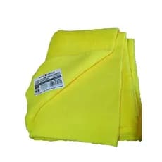 Toalha Em Microfibra Sem Costura Lados Liso e Felpudo 40x60 Amarela