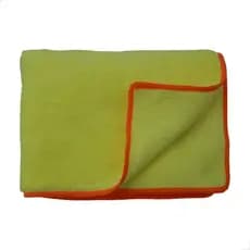 Toalha Em Microfibra Com Borda Laranja 40x60 Amarela