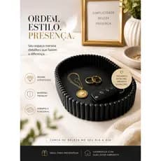 Porta objetos, Bandeja Multiuso Decorativa - Bandeja para Perfumes, Cosméticos, Porta Perfumes - Para Decorar, Chaves