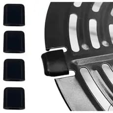4 Peças Silicone Borrachinha Air Fryer Fritadeira A Ar Pára-Choques Borracha Anti-Riscos