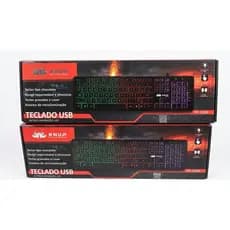 Teclado Gamer Led Usb Para Pc Computador gamer e consoles - Knup