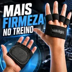 Luva Academia Musculação Hidrolight Mini Palma Neoprene Antiderrapante Protetor Palmar Crossfit Par