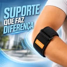 Cotoveleira Hidrolight Tennis Elbow Ajustável Epicondilite Faixa Neoprene Tensor Cotovelo Preto