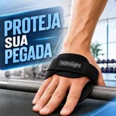 Protetor Palmar Hidrolight Mini Palma Preto Contra Calos Para Academia Musculação Crossfit Treino