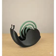 Suporte caracol para Repelente Espiral Mosquito | Design Moderno | Coletor de Cinzas