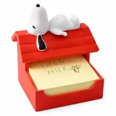 Organizador de Post it do Snoopy | Organizador de Mesa | Decoração | Presente Criativo e Divertido