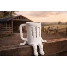Caneca Monster Porta Lata 3D Articulada – Suporte para Energético