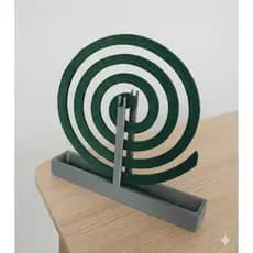 Suporte PARA Espiral Repelente estiloso | acabe com as cinzas espalhadas na mesa