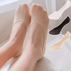 Kit 3 Pares Meia Sapatilha Feminina Invisível Cano Curto Moda Feminina Não Aparece Promoção
