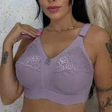 Sutiã Reforçado Com Pala Cetinete em Bojo Sem Aro Conforto Alta Sustentação Modelador Feminino