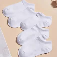 Kit 3 Pares Meia Infantil Escolar Menina e Menino Cano Curto Branca Algodão Conforto