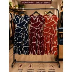 Vestido três marias moda evangélica