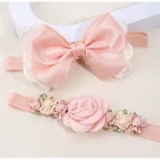 Acessórios Infantil Faixas de Cabelo Infantil Conjunto de Óculos e Laço Infantil Turbante Para Crianças Laços Para Bebê