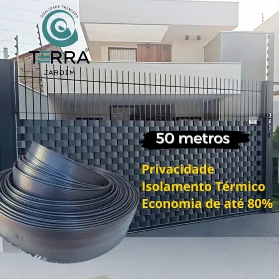 Limitador de grama 50M PREMIUM PRETO para Jardinagem (50 metros de comp.x 10 cm de Altura)