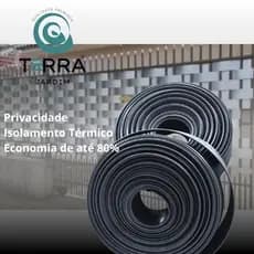 Fechamento De Portao Fita Pvc Divisor De Grama 10M x 10cm altura.