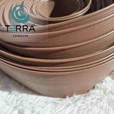 Limitador 50M PREMIUM Jardim e Fechamento Portão MARROM (50metros comp. x10cm Altura) Rende até 5m²