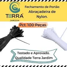 Abraçadeira de Nylon para Fixar Fita PVC (Protetor de Portão.)