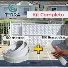 KIT Protetor de Portão Fita PVC Várias Cores (10 cm altura) +Presilha/Abraçadeira Nylon Enforca Gato