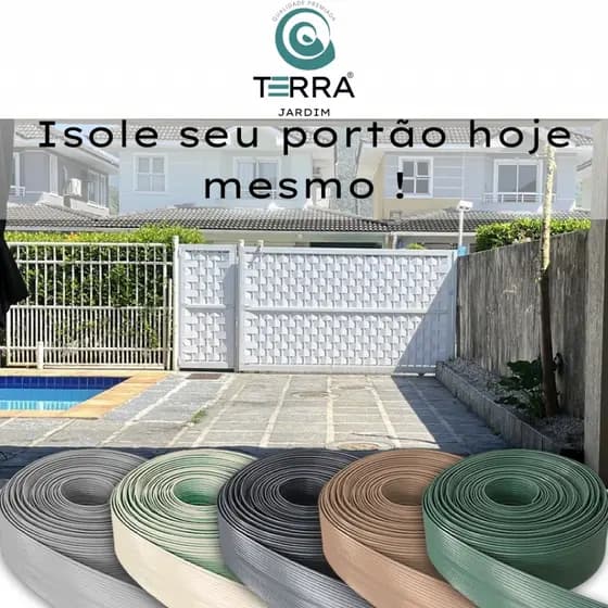 Protetor de Portão 50 METROS (10 cm de altura) Varias Cores - Rende até 5m²