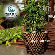 Vaso Acqua Luxo, Vaso hall de entrada, vaso Premium médio, vaso para flores e folhagens, Vaso alto padrão.