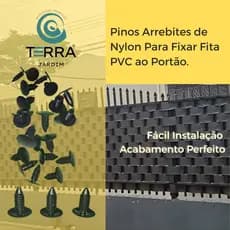 40 Acabamentos Fechamento de Portão Arrebite Pino Tipo Arvore Arpão Prendedor 40unid.
