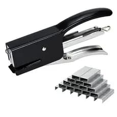 Grampeador BM-K07 profissional resistente com 1000 grampos aço pronto uso