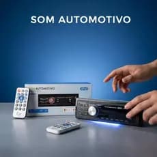 Rádio Automotivo Knup KP-RA918 Bluetooth USB SD AUX 60W FM AM