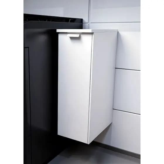 Porta condimentos tempero em MDF com corrediça telescópica cozinha planejada