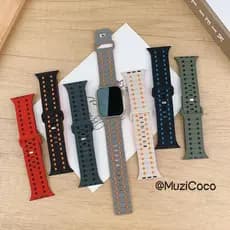 Pulseira De Silicone Para Smartwatch Relógio Inteligente 11 10 9 Banda 46mm 45mm 44mm 42mm 41mm 40mm Ultra 2 49mm Esport